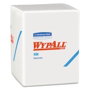 WYPALL Towels & Wipes, White, 1/4 Fold Poly Wrapped, Cloth, General Purpose;Patient Care, 70 Wipes KCC 41083